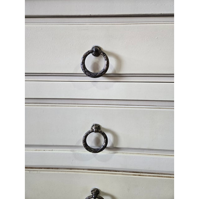 Mid 20th Century French Neoclassical Painted Three-Drawer Commode For Sale - Image 10 of 10