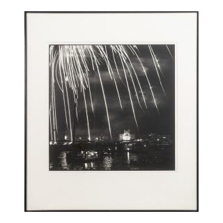 Bruce Cratsley - Venice Fireworks, 1982 Selenium-Toned Gelatin Silver Print For Sale