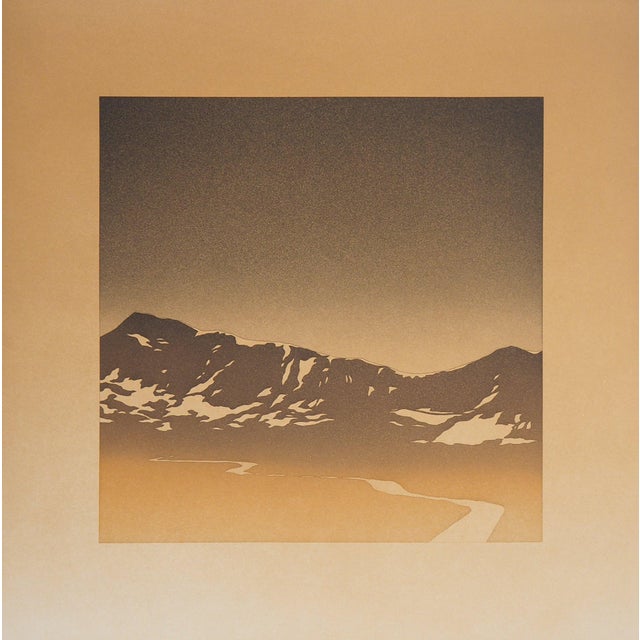 Modern Jean Solombre, The Summit, 1979, Original Etching For Sale - Image 3 of 10