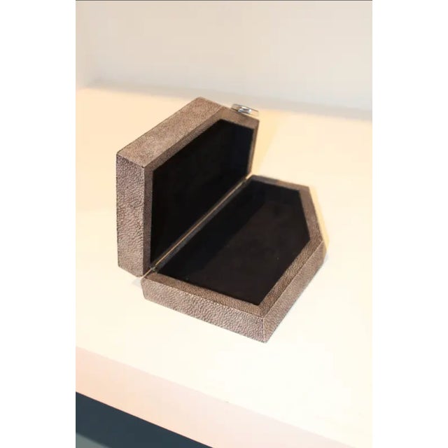 Animal Skin Shagreen Box With Lapiz Handle For Sale - Image 7 of 7