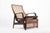 Antique Brazilian Walnut Wood and Cane Reclining Lounge Chair For Sale - Image 11 of 13
