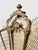Ornate Victorian Brass Fireplace Fan Screen For Sale - Image 10 of 12