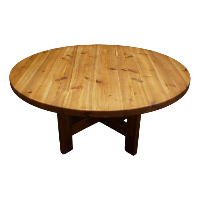 Large Pinewood Dining Table by Ronald Wilhelmsson for Karl Andersson & Sons, 1960s For Sale