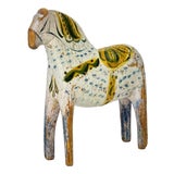 Blauknochen Dala Horse in Wood For Sale