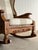 1970s Studio Craft Oak Wingback Rocking Chair With Carved Rail, C. 1970s For Sale - Image 5 of 18