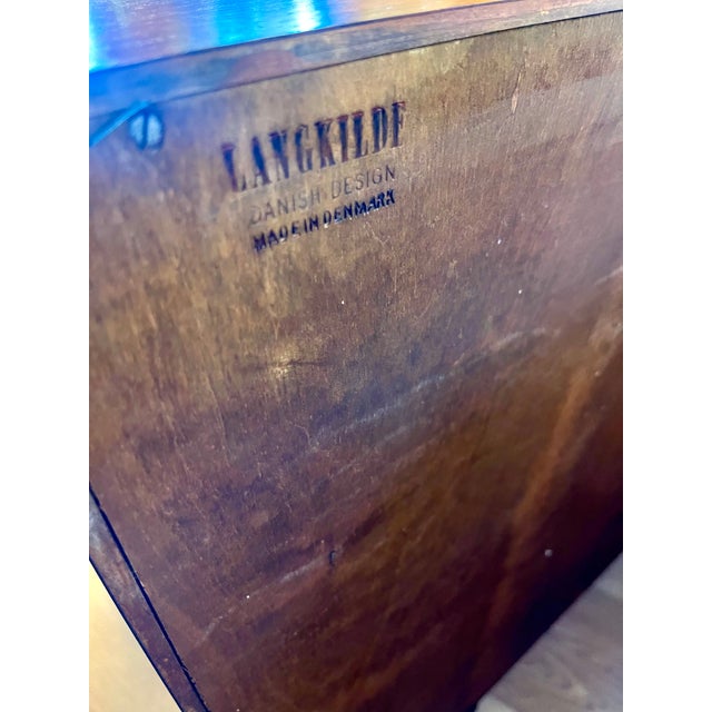1960s Pair of Svend Langkilde Danish Rosewood Chest of Drawers For Sale - Image 9 of 9