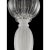 Mid-Century Modern Modern Venetian Murano Glass Chandelier in Transparent and White Tones With Silver Leaf For Sale - Image 3 of 6