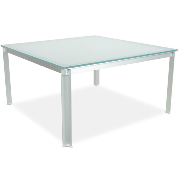 Atavola Glass Satin Dining Table Silver from B&B Italia / C&B Italia For Sale - Image 12 of 12