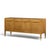 American of Martinsville American of Martinsville Mid Century Walnut and Cane Credenza With Hutch For Sale - Image 4 of 13
