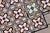 1900 - 1909 Art Nouveau / Early Art Deco Design Set of 33 Portuguese Geometric Tiles Multicolor c.1900s For Sale - Image 5 of 18