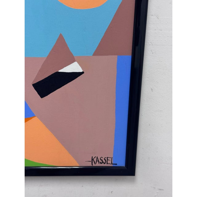 Jesse Kassel Framed Abstract Acrylic Painting For Sale - Image 9 of 12