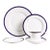 Lenox Federal Cobalt Blue Gold 5 Pieces Place Setting For Sale