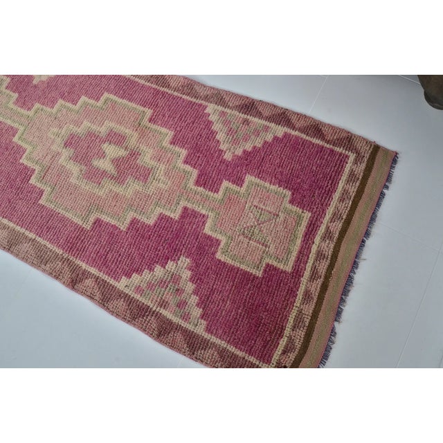 Turkish Vintage Anatolian Hallway Antique Runner For Sale - Image 3 of 10