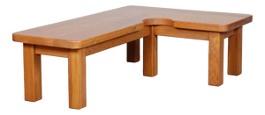 Oak Coffee Table in the style of Seltz, 1980s