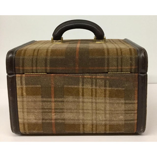 1960s Vintage Italian Leather Train Case Chairish