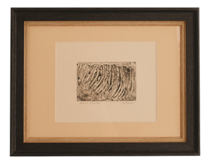 Kristine Tissier, Gestural Composition in Black and White, Etching