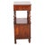 Italian Walnut Bedside Table with Drawer and Cabinet, Late 19th Century For Sale - Image 4 of 8