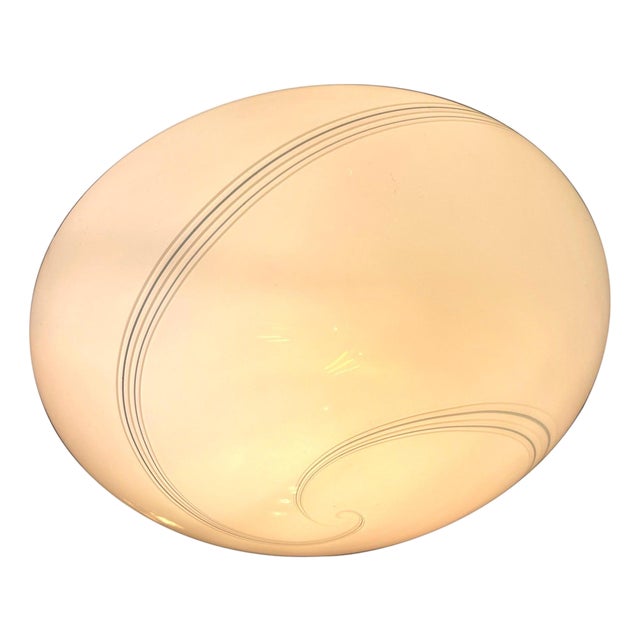 Large Murano Glass Flush Mount attributed to Vetri, Italy, 1970s For Sale