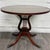Traditional Vintage Duncan Phyfe Style Mahogany Lyre Pedestal Base Accent Table For Sale - Image 3 of 16