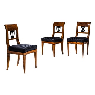 Biedermeier Chairs, Southern Germany, 1820, Set of 3 For Sale