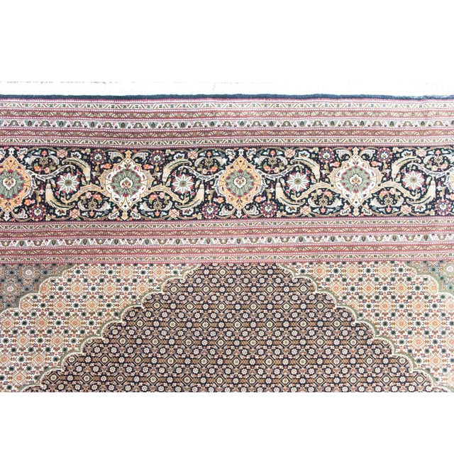 A wonderful late 20th century Persian Tabriz rug with an eye dazzling stylized fish pattern, with thousands of stylized...