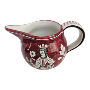 Late 20th Century Whimsical Small Pitcher Made in Assisi