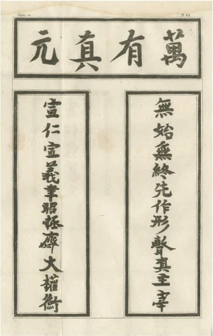 Inscription with Kangxi-Era Text, China, 1770s, Engraving on Paper