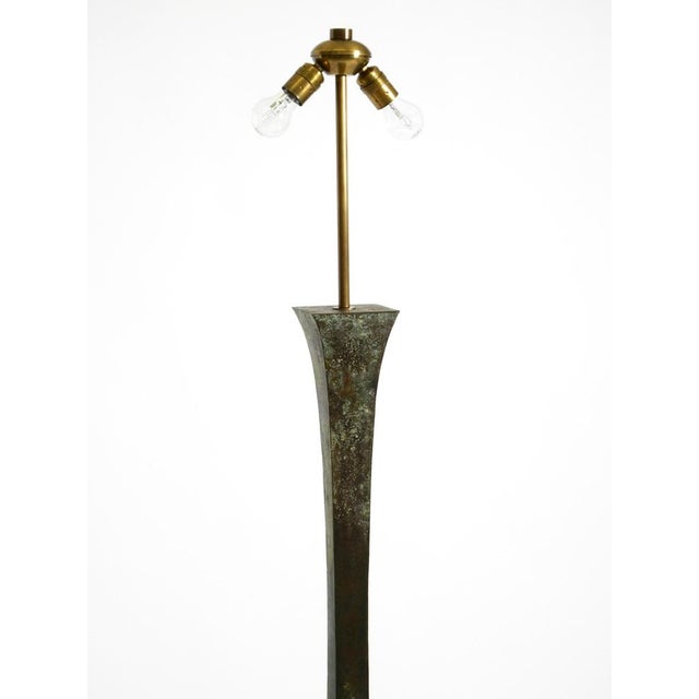 Bronze Verdigris Floor Lamp by Stewart Ross James for Hansen Lighting, USA, 1960s For Sale - Image 9 of 18