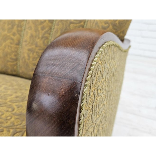 Danish 3-Seater Sofa in Beech & Cotton, 1950s For Sale - Image 18 of 18