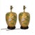 Vintage Hollywood Regency Style Hand-Painted Yellow Ceramic Bird and Bamboo Table Lamps - a Pair For Sale - Image 12 of 13