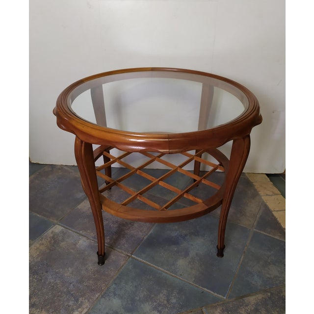 Round Coffe Table by Paolo Buffa,1950 For Sale - Image 9 of 9