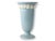Beautiful pair of Wedgwood Queensware vases in the classic cream on Wedgwood blue colorway. These pieces feature a refined...