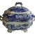 Vintage Authentic Spode Blue Italian Large Soup Tureen with Lid NO LADLE Made in England c.2000-2009. Approx. 10 1/4" High...