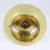 Space Age Brass Ceiling Wall in Glass and Brass by Sölken Leuchten, Germany, 1970s For Sale - Image 3 of 9