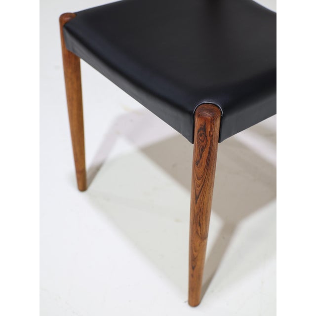 Danish 343 Dining Chairs in Rosewood by Knud Faerch for Slagelse Møbelværk, 1960s, Set of 6 For Sale - Image 17 of 18