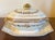Antique Early 19th Century French Empire Paris Porcelain Octagonal Sauce Tureen With Flower Garland Sprig Decoration For Sale - Image 15 of 16