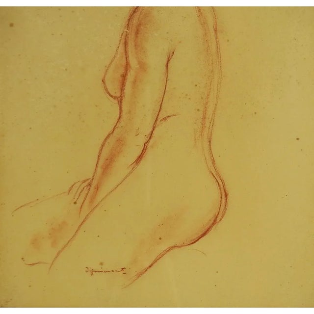 Sanguine Drawing by André Dignimont For Sale - Image 6 of 9