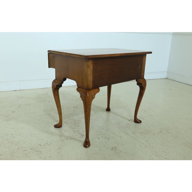 Wood & Hogan Inlaid Walnut Lowboy Dressing Table For Sale - Image 9 of 13