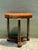Hollywood Regency Vintage Richel Muebles Neoclassical Burl Side Table For Sale - Image 3 of 12