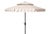 Elegant Valance 9Ft Double Top Umbrella, Beige With White Trim For Sale In Philadelphia - Image 6 of 6
