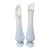 Vintage MCM Fenton Milk Glass White Swung Stretch Vase -Set of 2 For Sale
