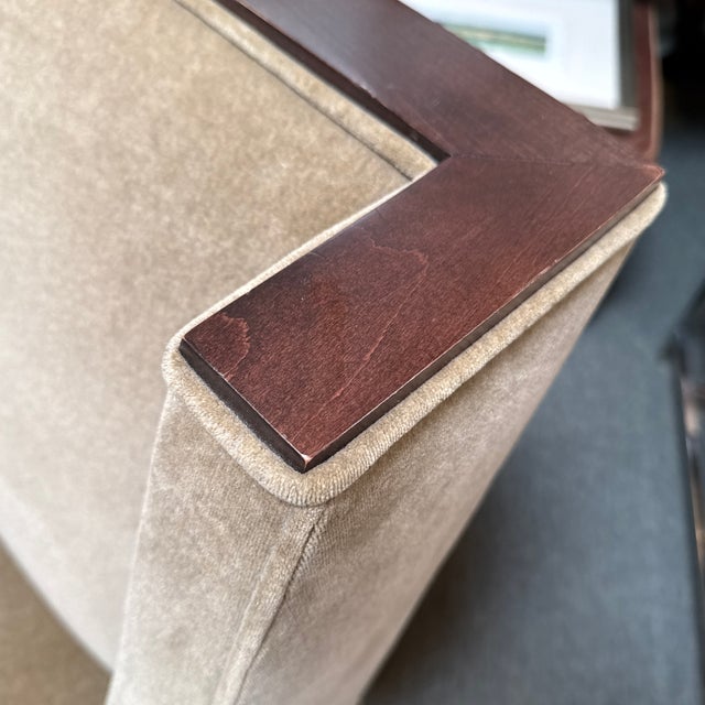 Michael Weiss for Vanguard Furniture Mohair Chairs, Pair For Sale - Image 9 of 12