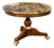 French 19th Century Mahogany Table with Marble Top and Carved Giltwood Feet For Sale