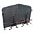 Early 20th Century Spanish Revival Fire Screen, Andirons and Poker Set - 4 Piece Set For Sale