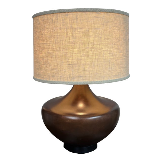Crate & Barrel Ceramic Table Lamp For Sale