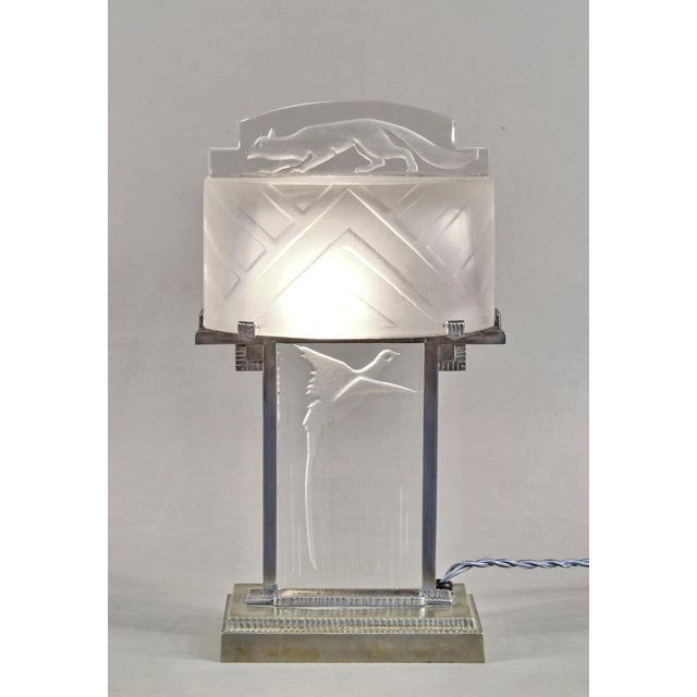 Muller Frères 1920s French Art Deco Lamp by Muller Freres - France For Sale - Image 4 of 18