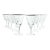 1950s Fostoria “Bridal Belle” Set of 10 Water Glasses For Sale