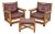 Stickley Mission Oak Arts & Crafts Eastwood Lounge Chairs With Ottoman For Sale