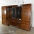 Wood Vintage Campaign Style Thomasville Furniture Mystique 3 Section Modular Queen Bed Set W/Side Armoires For Sale - Image 7 of 17