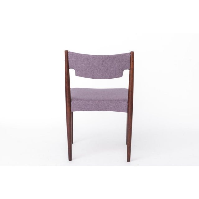 Vintage German Dining Chairs in Dark Stained Beech Wood, 1960s, Set of 2 For Sale - Image 6 of 10